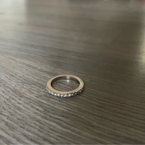 faux diamond band